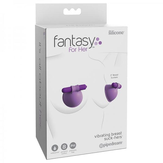 Fantasy for Her Vibrating Nipple Suck-Hers 2 Inch